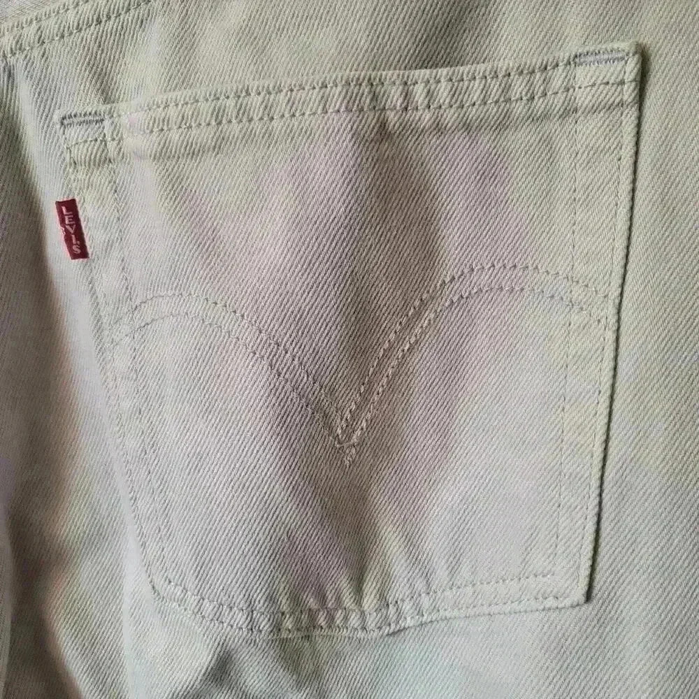 Levi's Premium Off White Vintage BIG E High Loose  Womens Size 30 - Picture 11 of 16